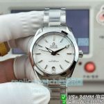 VS Factory Replica Omega Seamaster Aqua Terra 150M White Dial Stainless Steel Watch 